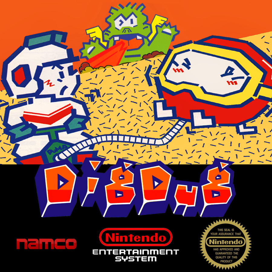 Dig Dug Box Art